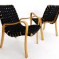 Pair of Danish Mid Century Modern Lounge Chairs by Thonet