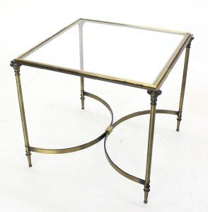 Mixed Media Maison Jansen Hollywood Regency Style End Table
