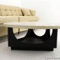 Harvey Probber Travertine Top Mid Century Modern Coffee Table