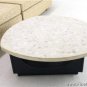 Harvey Probber Travertine Top Mid Century Modern Coffee Table