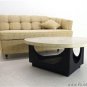 Harvey Probber Travertine Top Mid Century Modern Coffee Table