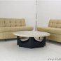 Harvey Probber Travertine Top Mid Century Modern Coffee Table