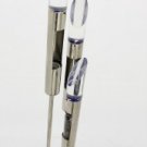 Mid Centur Modern Chrome and Lucite Wheat Theme Floor Lamp