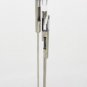 Mid Centur Modern Chrome and Lucite Wheat Theme Floor Lamp