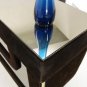 Italian Mid Century Modern Bar Cabinet Stool Suede Glass Scilfrico Selezione