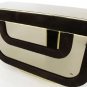 Italian Mid Century Modern Bar Cabinet Stool Suede Glass Scilfrico Selezione
