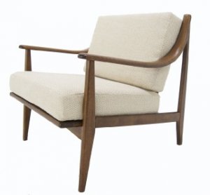 Mid Century Danish Modern Lounge Chair New Upholstery.