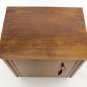 Pair of Danish Mid Century Modern Walnut Nightstands End Tables Cabinets