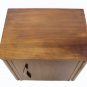Pair of Danish Mid Century Modern Walnut Nightstands End Tables Cabinets