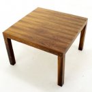 Mid Century Danish Modern Rosewood Parson Style Coffee Side End Table