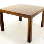 Mid Century Danish Modern Rosewood Parson Style Coffee Side End Table