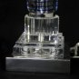 Stanning Pair of Mid Century Cut Glass Table Lamps