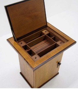 French Art Deco Sewing Cabinet Stand Clean