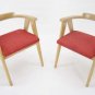 Pair of Mid Century Modern Compass Style Barrel Back Chairs
