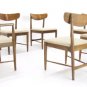 6 Mid Century Danish Modern Dining Chairs New Upholstry