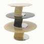 Set of 3 Mid Century Modern Round Coffee Tables Quality