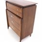 Drexel Projection Line Mid Century Modern Dresser High Chest of Drawers Walnut