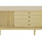 Mid Century Modern Bleached Mahogany Credenza Cabinet