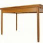 Danish Mid Century Modern Teak Dining Table 2 Leafs Clean!