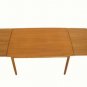 Danish Mid Century Modern Teak Dining Table 2 Leafs Clean!