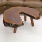 Walnut Slab V Shape Nakashima Style Coffee Table