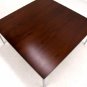 Florence Knoll Square Chrome Walnut Coffee Table Mint