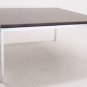 Florence Knoll Square Chrome Walnut Coffee Table Mint