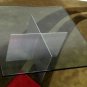 Mid century Modern X Base Coffee Table by Habitat NY