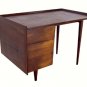 Very Early Rare Mid Century Modern  Jens Risom Dovetailed Desk for Knoll