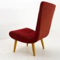Mid Century Modern Deco Red Phillip Stark Lounge Chair