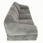 Mid Century Modern Saporiti Suede Sofa & Loveseat