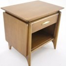 Mid Century Danish Modern Walnut End Night Stand by Drexel Clean!