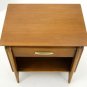 Mid Century Danish Modern Walnut End Night Stand by Drexel Clean!