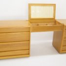 Gibbings Two Dressers Lift Top Vanity Mid Century Modern Credenza Widdicomb Set