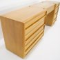 Gibbings Two Dressers Lift Top Vanity Mid Century Modern Credenza Widdicomb Set