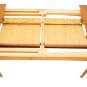 Danish Mid Century Modern Walnut Dining Table w/2 pop up Leafs.