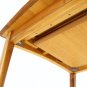 Danish Mid Century Modern Walnut Dining Table w/2 pop up Leafs.