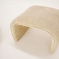 Pair Mid Century Modern Springer Suede Upholstery Benches Foot Stools Ottomans