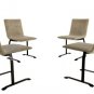 Set 4 Mid Century Italian Modern Saporiti Dining Chairs