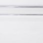 Italian Modern Leather & Chrome Bed Headboard Footboard