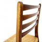 Set of 6 Danish Mid Century Modern Teak Chairs Clean