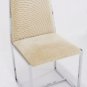 Set 4 Mid Century Modern Chrome Dining Chairs Baughman