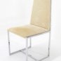 Set 4 Mid Century Modern Chrome Dining Chairs Baughman