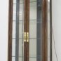 Modern Walnut Display Case Curio Cabinet Drexel
