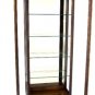 Modern Walnut Display Case Curio Cabinet Drexel