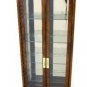 Modern Walnut Display Case Curio Cabinet Drexel
