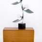 Mid Century Modern Eames era Chrome Ball Lucite Table Lamp