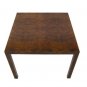 Mid Century Modern Dining Banquet Table Directional Baughman Burl Wood 4 Leaves