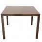 Mid Century Modern Dining Banquet Table Directional Baughman Burl Wood 4 Leaves