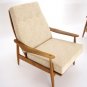 Pair of Mid Century Modern Danish Lounge Chairs New Upholstery